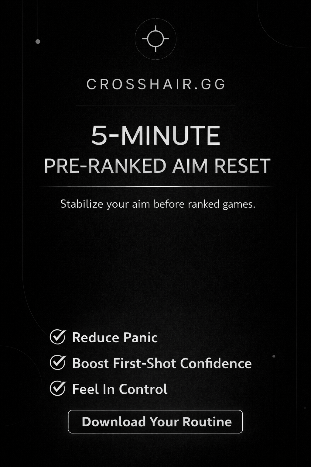 FREE — 5-Minute Pre-Ranked Aim Reset